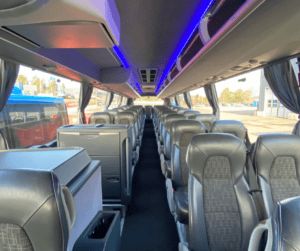 Sätesbuss för evenemang och gruppresor med bekväma säten.